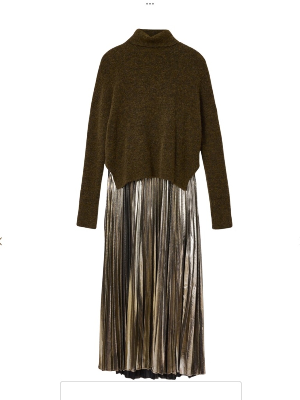 AllSaints Spark Pleated Maxi Dress & Sweater Set